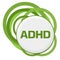 ADHD - Attention Deficit Hyperactivity Disorder Random Green Rings