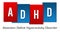 ADHD - Attention Deficit Hyperactivity Disorder Red Blue Stripes