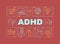 ADHD symptoms word concepts banner