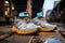 Adidas x adidas terrex trail runner. Generative AI image.