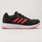 Adidas Duramo black, crimson and white sneaker