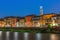 Adige River Embankment in Verona, Italy