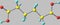 Adipic acid molecular structure isolated on grey