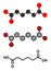 Adipic acid nylon building block molecule. Monomer used in production of nylon polyamide polymer