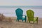 Adirondack chairs ocean