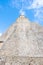 The Adivino the Pyramid of the Magician or the Pyramid of the Dwarf. Uxmal an ancient Maya city of the classical period. Travel