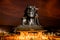 Adiyogi Shiva Statue in Night.
