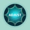 Adjust magical glassy sunburst blue button sky blue background