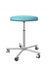 Adjustable metal mobile medical stool, 3d illustration