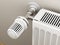 Adjustable radiator thermostat. 3D illustration