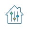 Adjustable-rate mortgage RGB color icon