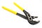 Adjustable wrench with a yellow handle