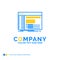 Admin, console, panel, root, software Blue Yellow Business Logo