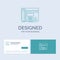 Admin, console, panel, root, software Business Logo Line Icon Symbol for your business. Turquoise Business Cards with Brand logo