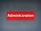 Administration Red Banner Abstract Background