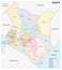 Administrative and political map of the Republic of Kenya