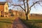 Administrative and service buildings of the Fort Hancock east of parade grounds, Sandy Hook, NJ