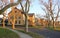 Administrative and service buildings of the Fort Hancock east of parade grounds, Sandy Hook, NJ