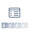 Administrator Dashboard, Admin Panel line icon.