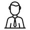 Administrator icon, outline style