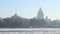 Admiralty building and Isaac Cathedral in winter