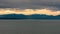 Admiralty Inlet under an overcast sky during Washington Winter