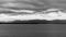 Admiralty Inlet under an overcast sky during Washington Winter