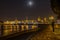 Admiralty, Saint Isaac\'s Cathedral and Palace Bridge at night