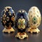 Admire the Opulence of Russian Faberge Eggs with Gold Detailing