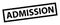 Admission grunge stamp seal