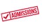 Admissions rubber stamp