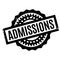 Admissions rubber stamp