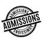 Admissions rubber stamp