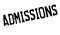 Admissions rubber stamp