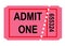 Admit One ticket