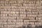 Adobe bricks wall made of mud and straw