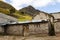 Adobe house with a zinc roof around Zumbahua