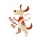 Adopt me icon, dog pet adoption and animal shelter