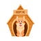 Adopt me icon, dog pet and doghouse kennel