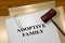 Adoptive Family - legal concept