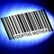 adoptive mother - barcode with futuristic blue background