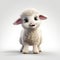 Adorable 3d Pixar-style Sheep Baby With Lively Expressions