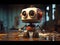 adorable animated discord robot