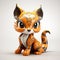 Adorable Baby Fox 3d Animation With Oriental-inspired Style