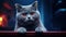 Adorable British Shorthair Cat with Amazing Detail AI Generated