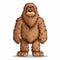 Adorable Cartoon Bigfoot Clip Art With Soft And Fuzzy Fur