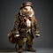 Adorable Creature In Costume With Bag - Photographic Portraitures