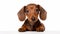 Adorable Dachshund Puppy: Accurate, Detailed, And Close-up Shot