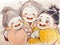 Adorable Family Drawing by a Talented 3-Year-Old Japanese Toddler AI Generated