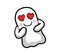 Adorable Happy Ghost in Love